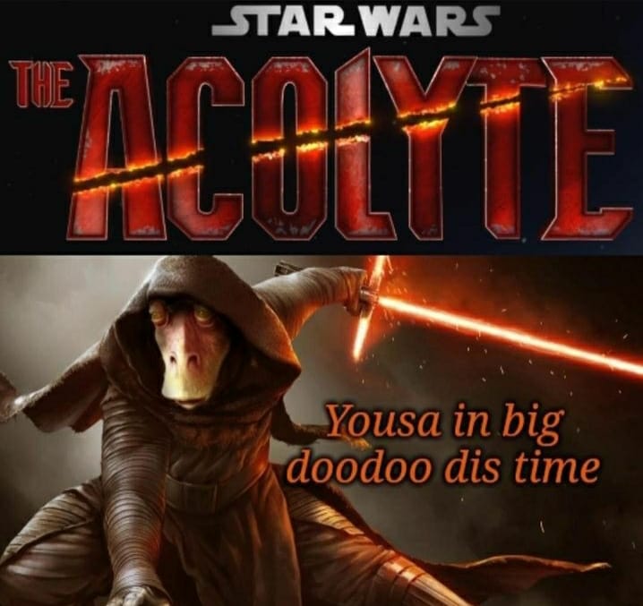This meme is a play on the Star Wars franchise, specifically the character of Yoda, who is known for speaking in a unique and inverted syntax. The meme features a screenshot of a character from the Star Wars universe, with the text "Yoda in 2" overlaid on top. The text "Yoda in 2" is a humorous reference to the fact that Yoda is known for speaking in a reversed syntax, and the meme is poking fun at this by applying it to the character Droid, who is known for speaking in a similar inverted syntax.